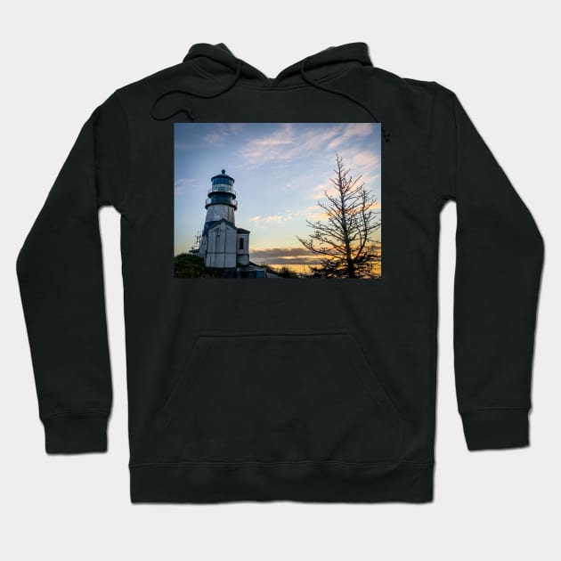 Cape Disappointment Lighthouse Hoodie by Ckauzmann